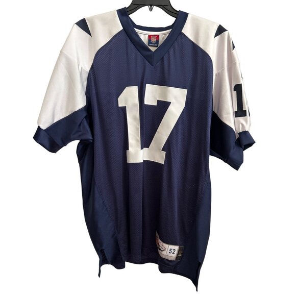Reebok NFL Gridiron Classic Dallas Cowboys Jersey Size 52 Blue & White Mesh - Picture 1 of 7